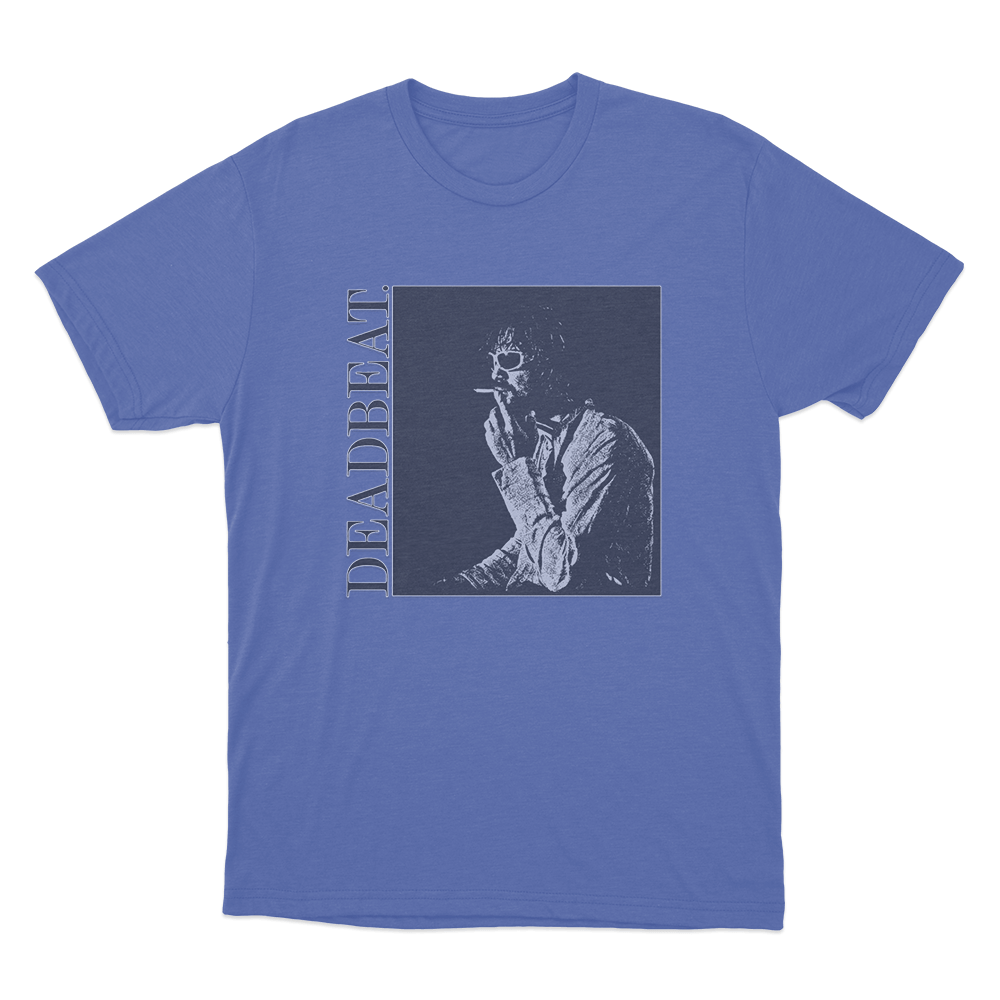 Deadbeat Portrait Unisex T Shirt Blue Deadbeat Portrait Unisex T Shirt Blue
