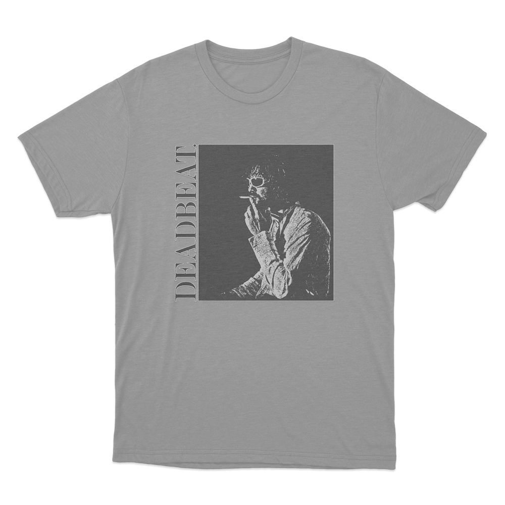 Deadbeat Portrait Unisex T Shirt Grey Deadbeat Portrait Unisex T Shirt Grey