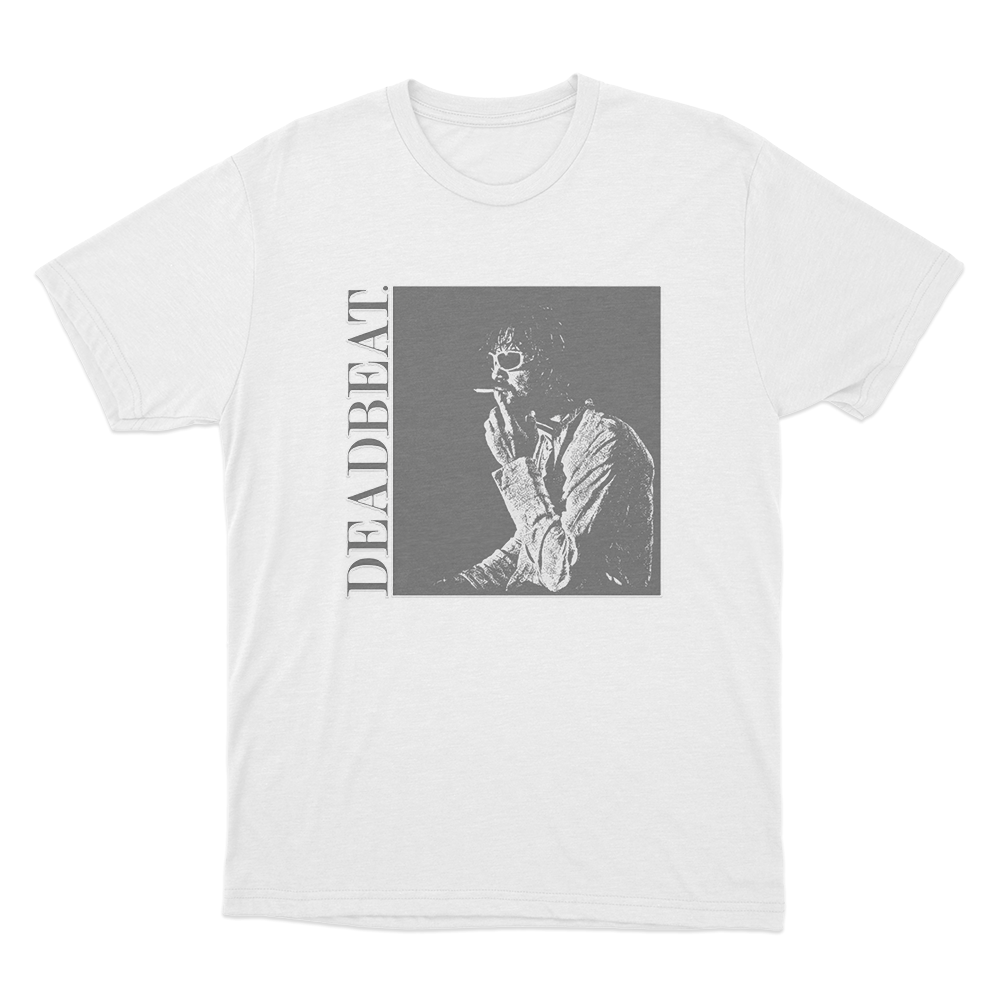 Deadbeat Portrait Unisex T Shirt White Deadbeat Portrait Unisex T Shirt White