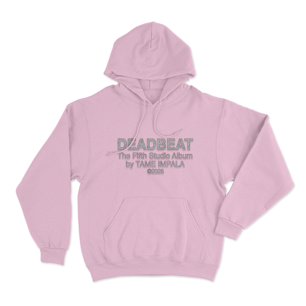 Deadbeat Unisex Hoodie Pink Deadbeat Unisex Hoodie Pink