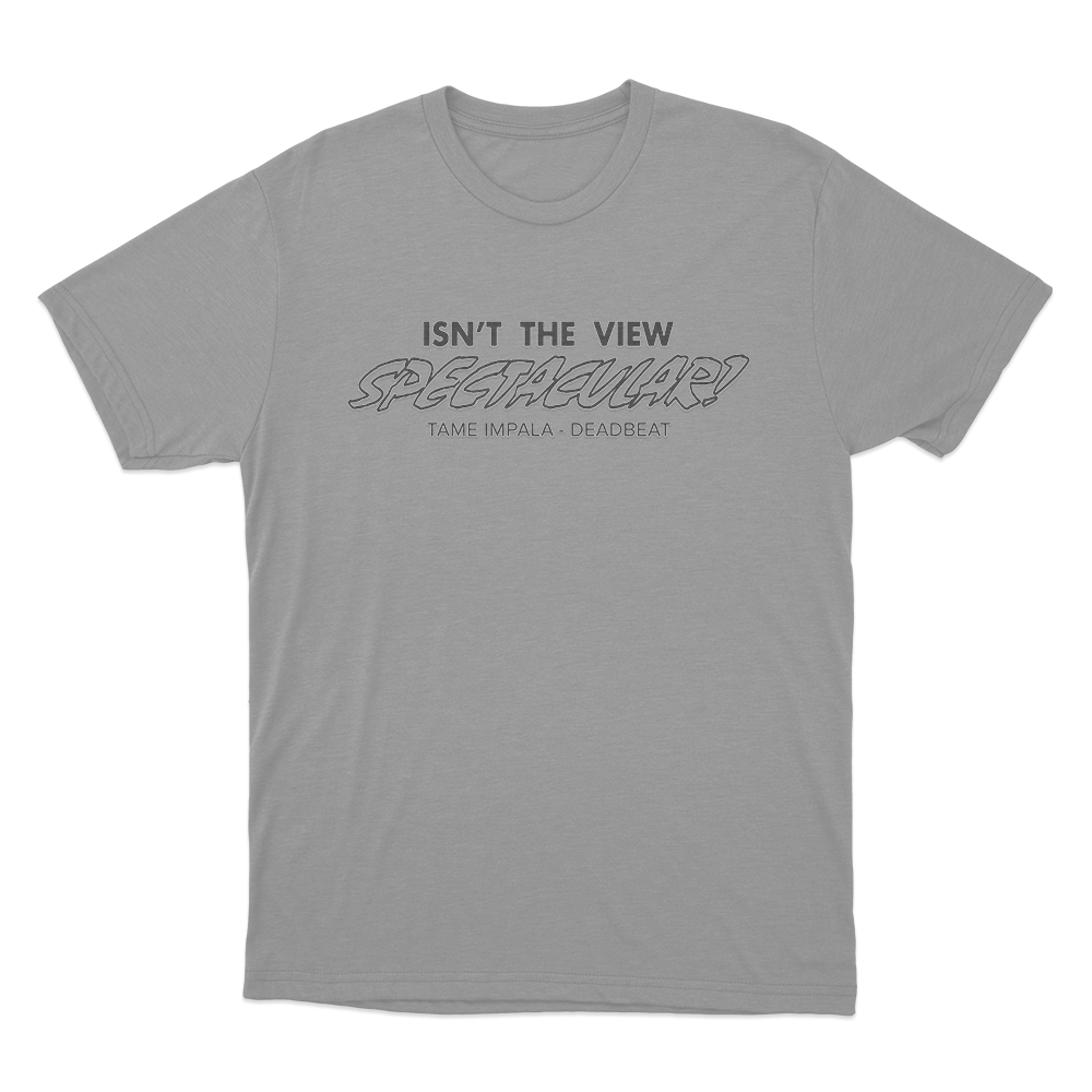 Isn’t The View Spectacular! Unisex T Shirt Grey Isnt The View Spectacular Unisex T Shirt Grey