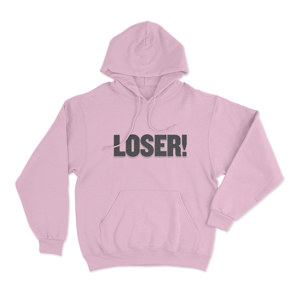 Loser Unisex Hoodie Pink Loser Unisex Hoodie Pink