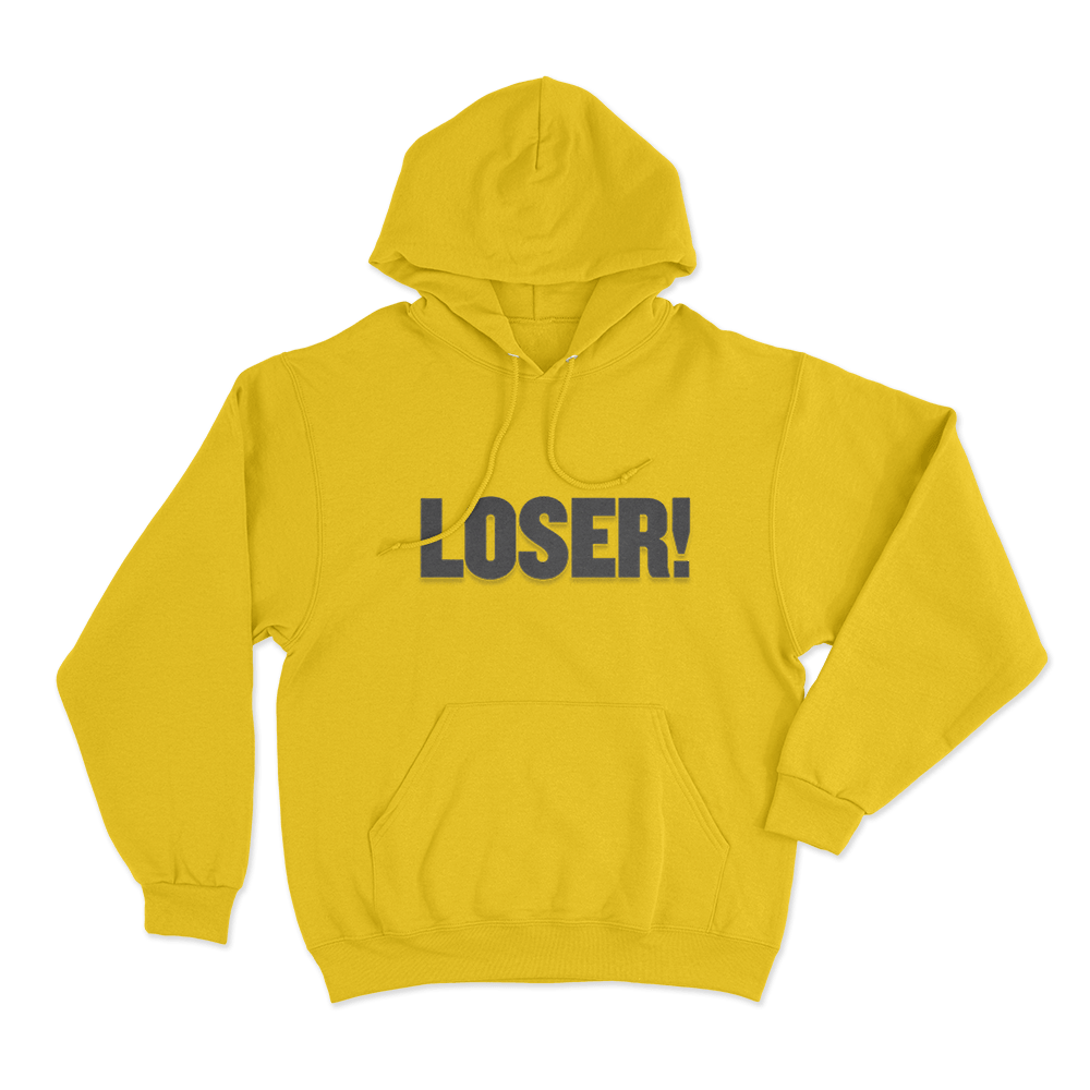 Loser Unisex Hoodie Yellow Loser Unisex Hoodie Yellow