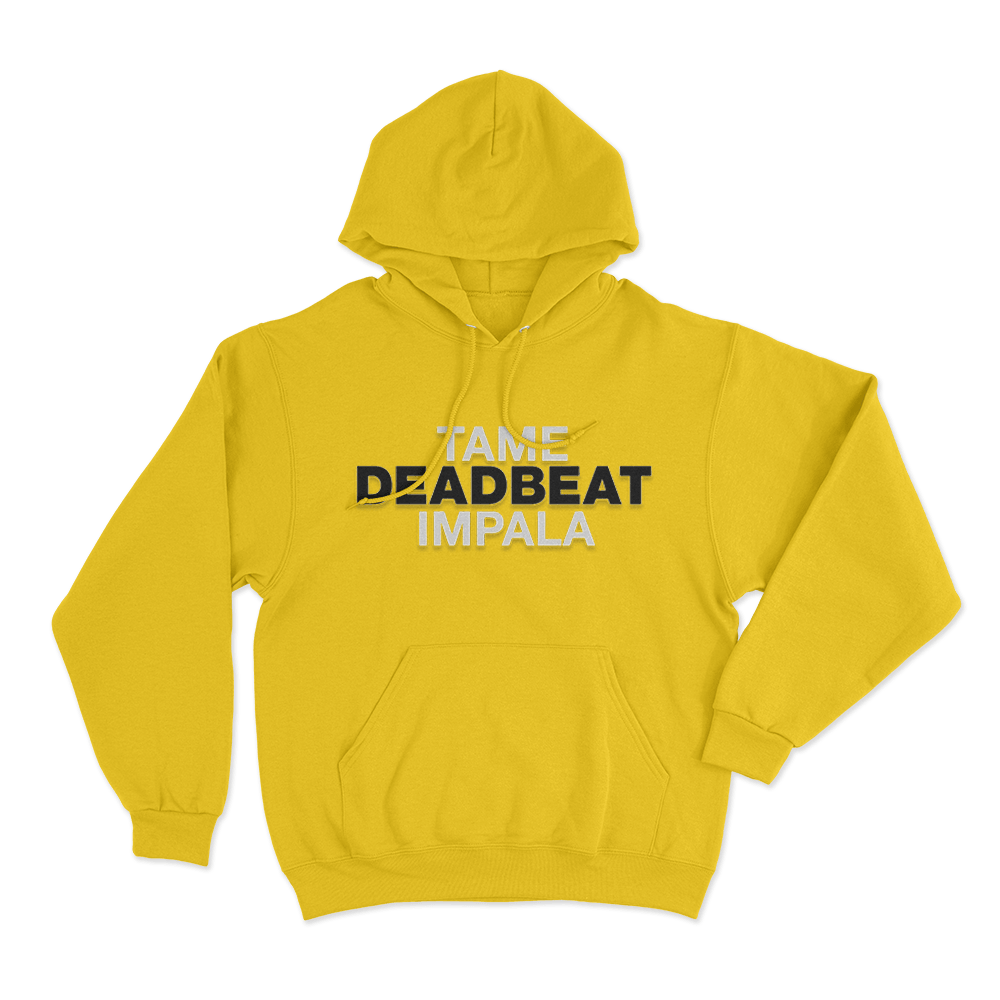 Tame Impala Deadbeat Unisex Hoodie Yellow Tame Impala Deadbeat Unisex Hoodie Yellow