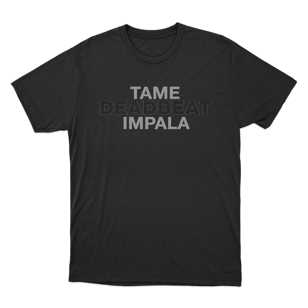 Tame Impala Deadbeat Unisex T Shirt Black Tame Impala Deadbeat Unisex T Shirt Black