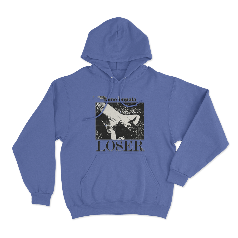Tame Impala Loser Unisex Hoodie Blue Tame Impala Loser Unisex Hoodie Blue