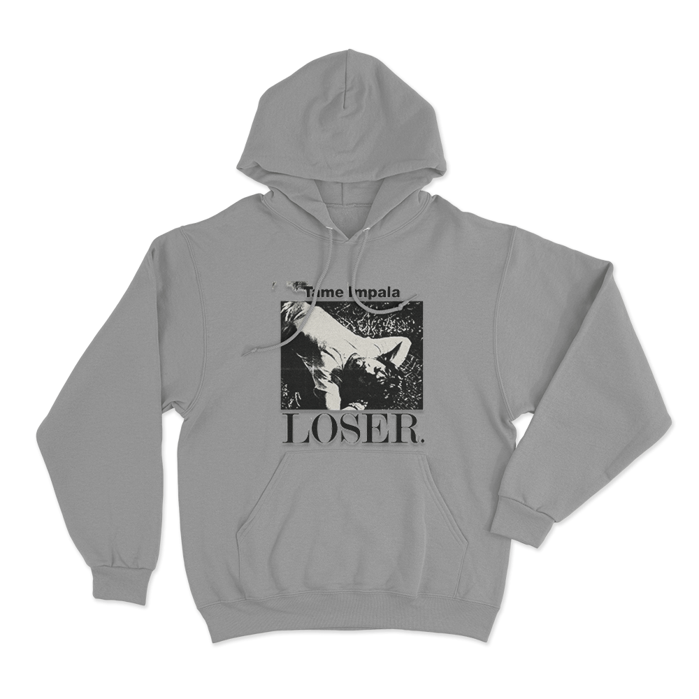 Tame Impala Loser Unisex Hoodie Grey Tame Impala Loser Unisex Hoodie Grey