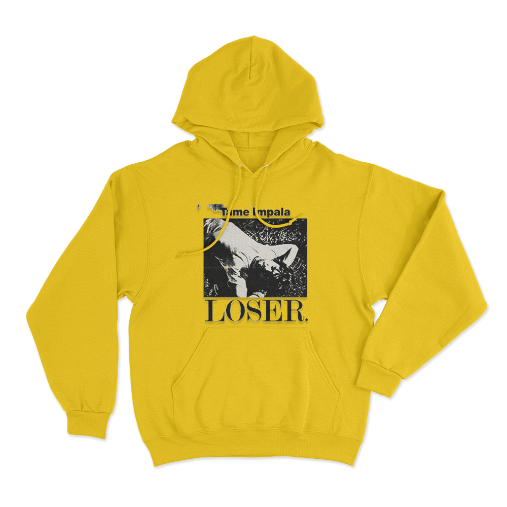 Tame Impala Loser Unisex Hoodie Yellow Tame Impala Loser Unisex Hoodie Yellow