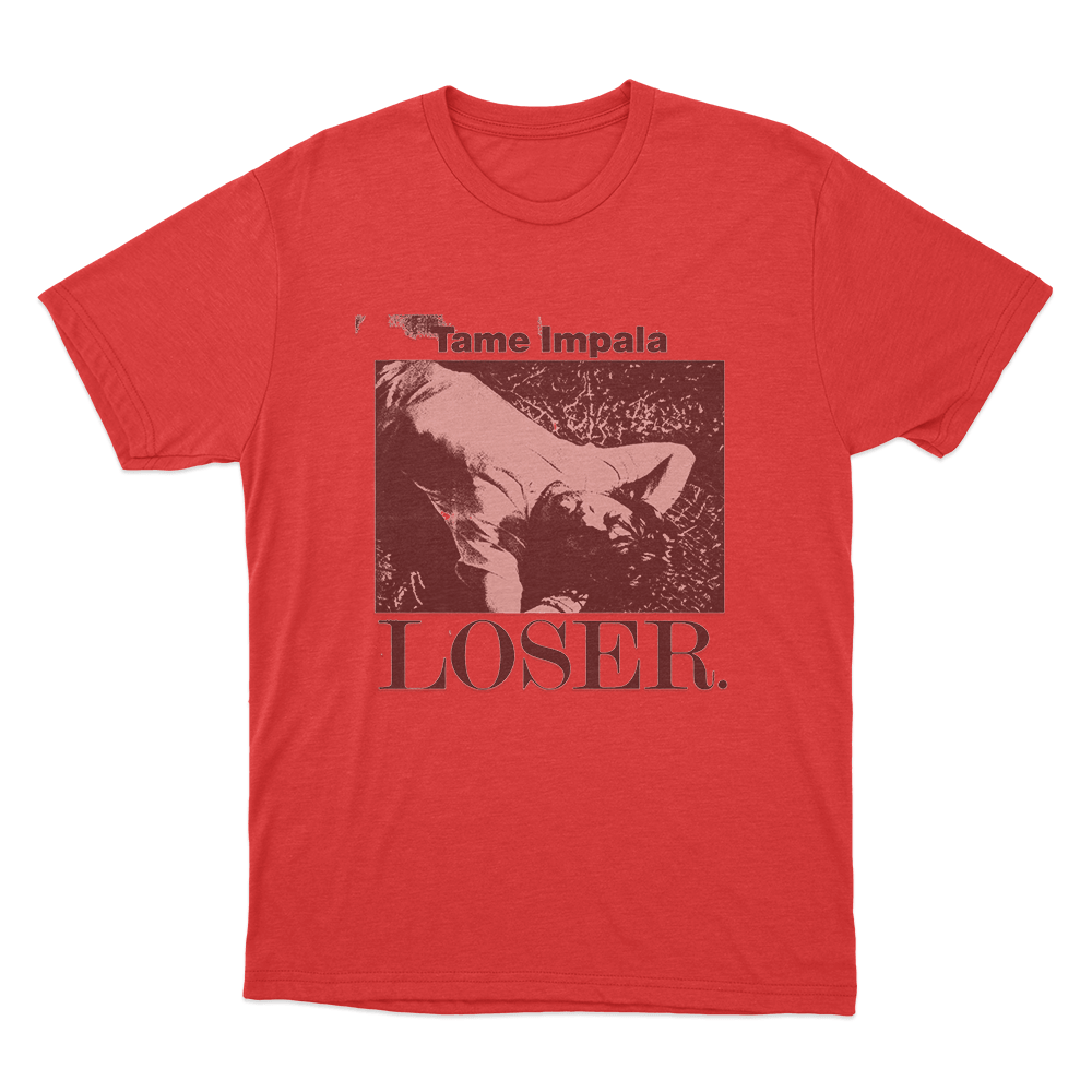 Tame Impala Loser Unisex T Shirt Red Tame Impala Loser Unisex T Shirt Red