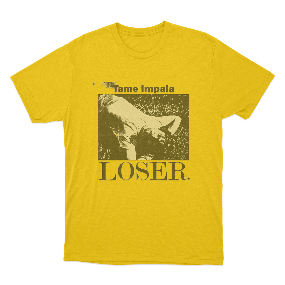 Tame Impala Loser Unisex T Shirt Yellow Tame Impala Loser Unisex T Shirt Yellow